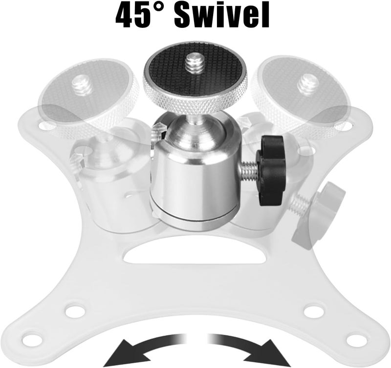 2-Be-Best Projector Mount Mini Projector Ceiling Mount Adjustable Bracket Universal Mounts for Mini Projectors White - Image 4